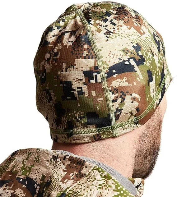 Midweight Beanie in Green camouflage