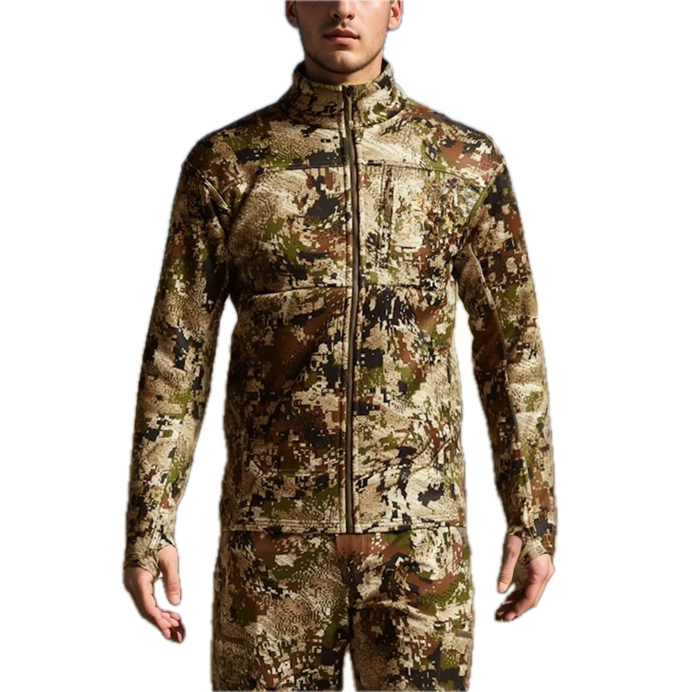 Traverse Waterproof Jacket in Green camouflage