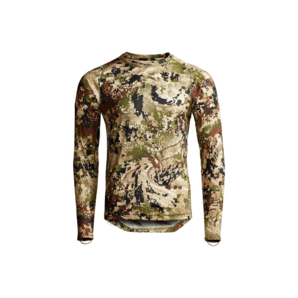 Quick-Dry Hunting Long-Sleeve in Green camouflage
